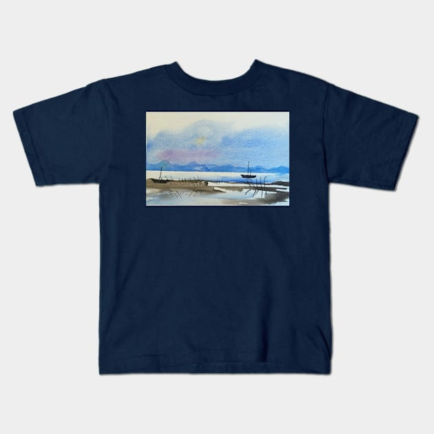 Natural Landscape Kids T-Shirt by ReflectiveViews